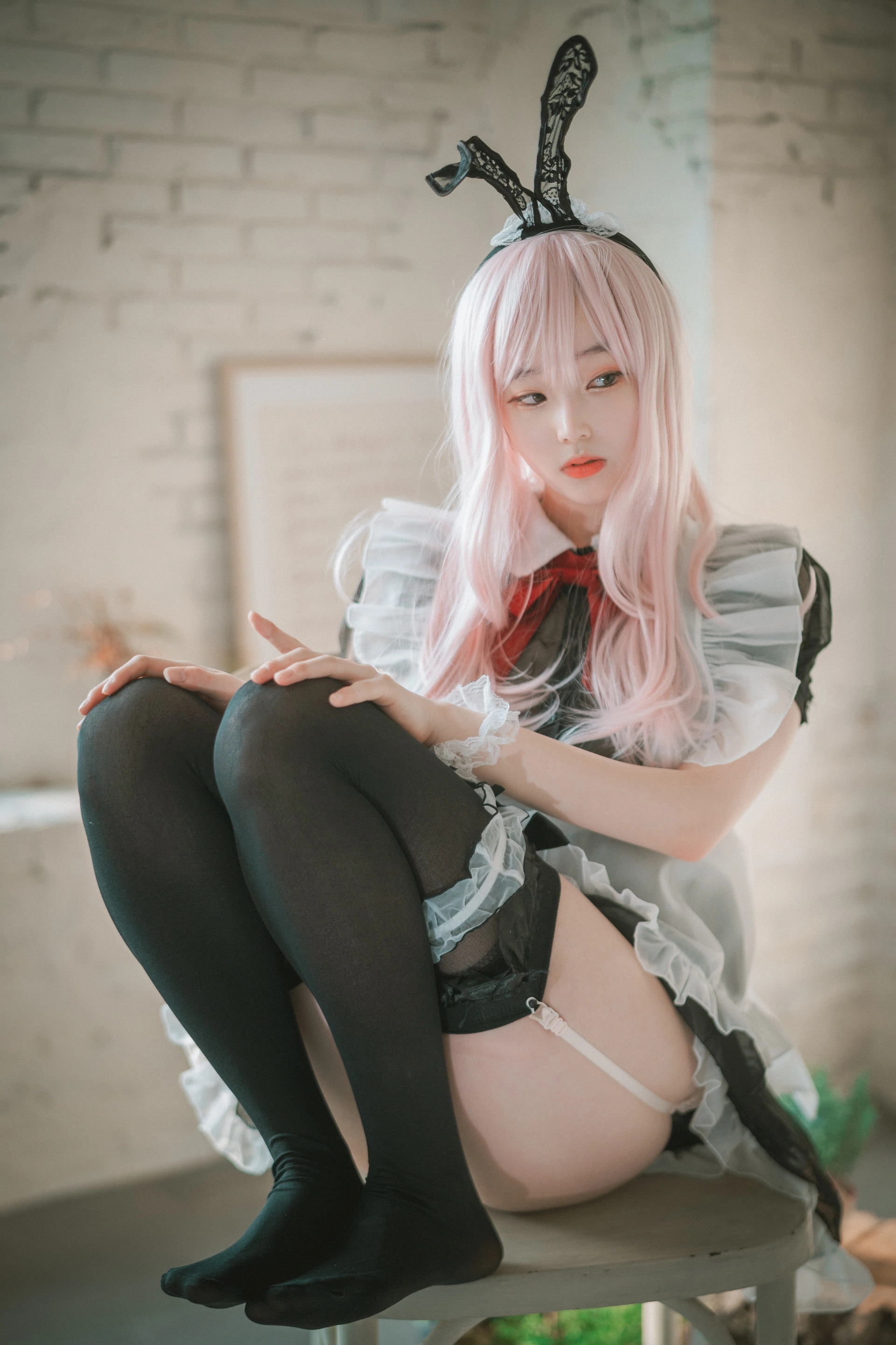135.[DJAWA] BamBi - Sheer Bunny Maid 1